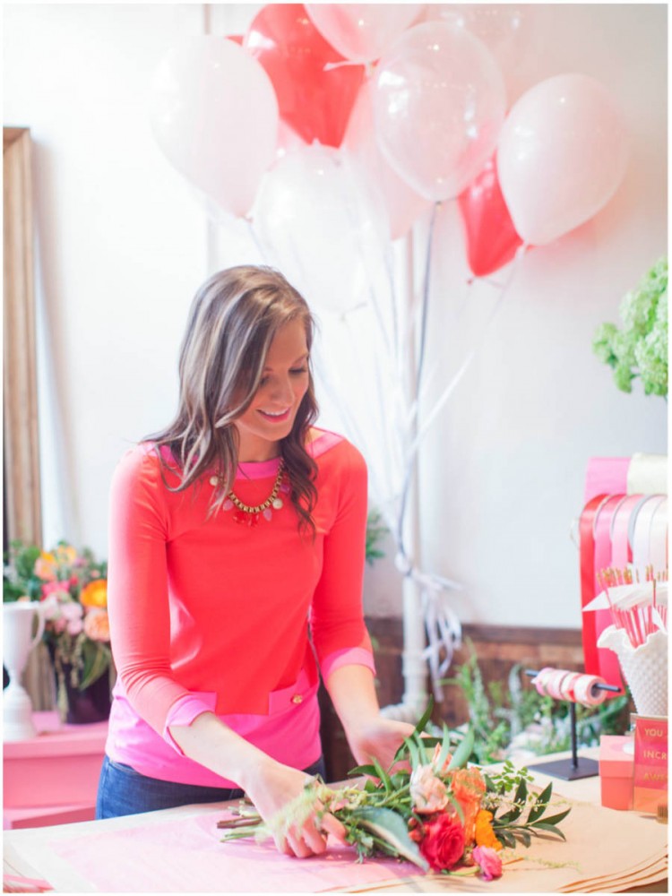 Sinclair & Moore Valentines Pop up Flower Shop 14