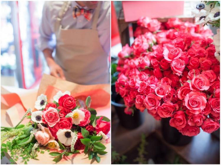 Sinclair & Moore Valentines Pop up Flower Shop 17