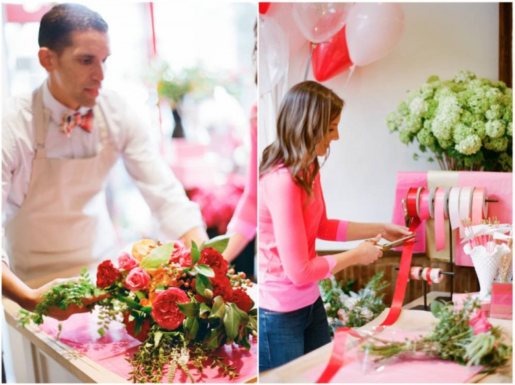 Sinclair & Moore Valentines Pop up Flower Shop 19