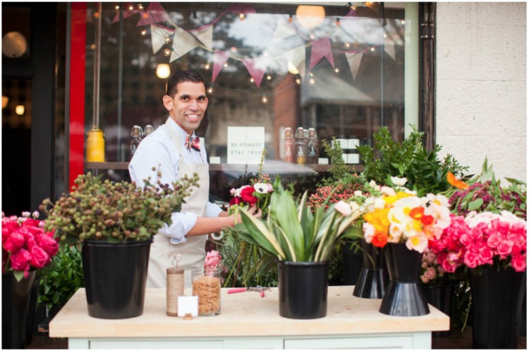 Sinclair & Moore Valentines Pop up Flower Shop 29
