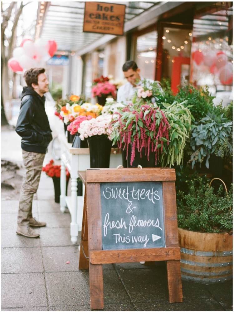 Sinclair & Moore Valentines Pop up Flower Shop 30